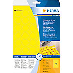 HERMA Mehrzwecketiketten 8034 Gelb Rund 1200 Etiketten pro Packung von HERMA