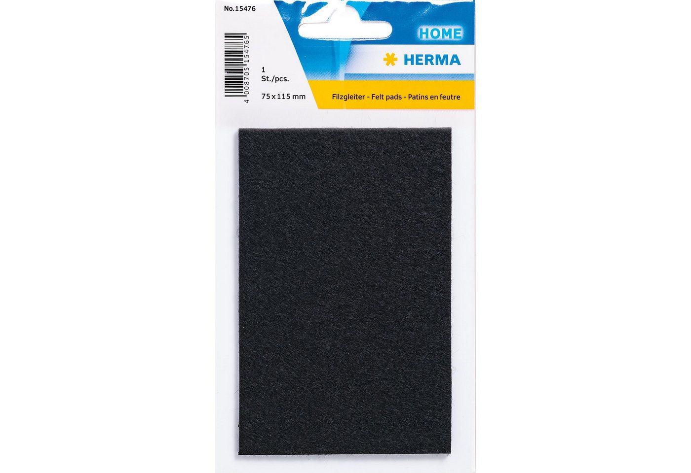 HERMA Schraube Herma Filzgleiter 75 x 115 mm schwarz 1 Stück von HERMA