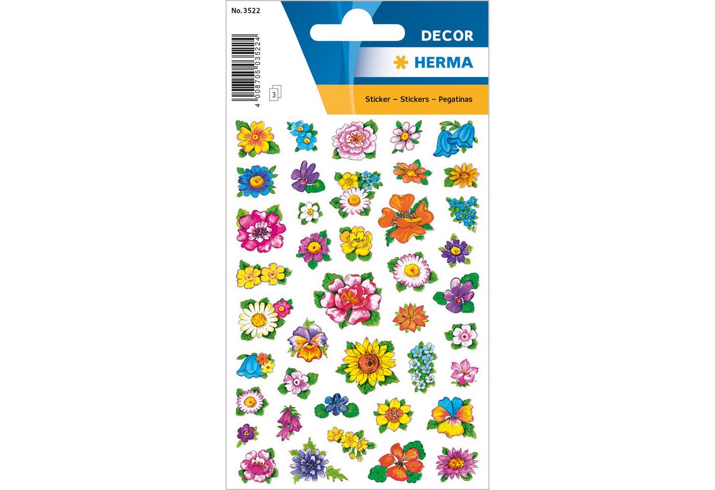 HERMA Sticker Herma Sticker DECOR Blumen Kleine Blumenköpfe 3 Bl HERMA Sticker Herma Sticker DECOR Blumen Kleine Blumenköpfe 3 Bl von HERMA