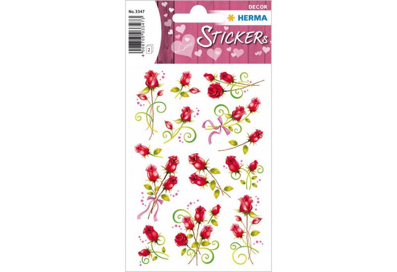 HERMA Sticker Herma Sticker DECOR Blumen Rosen 2 Bl von HERMA