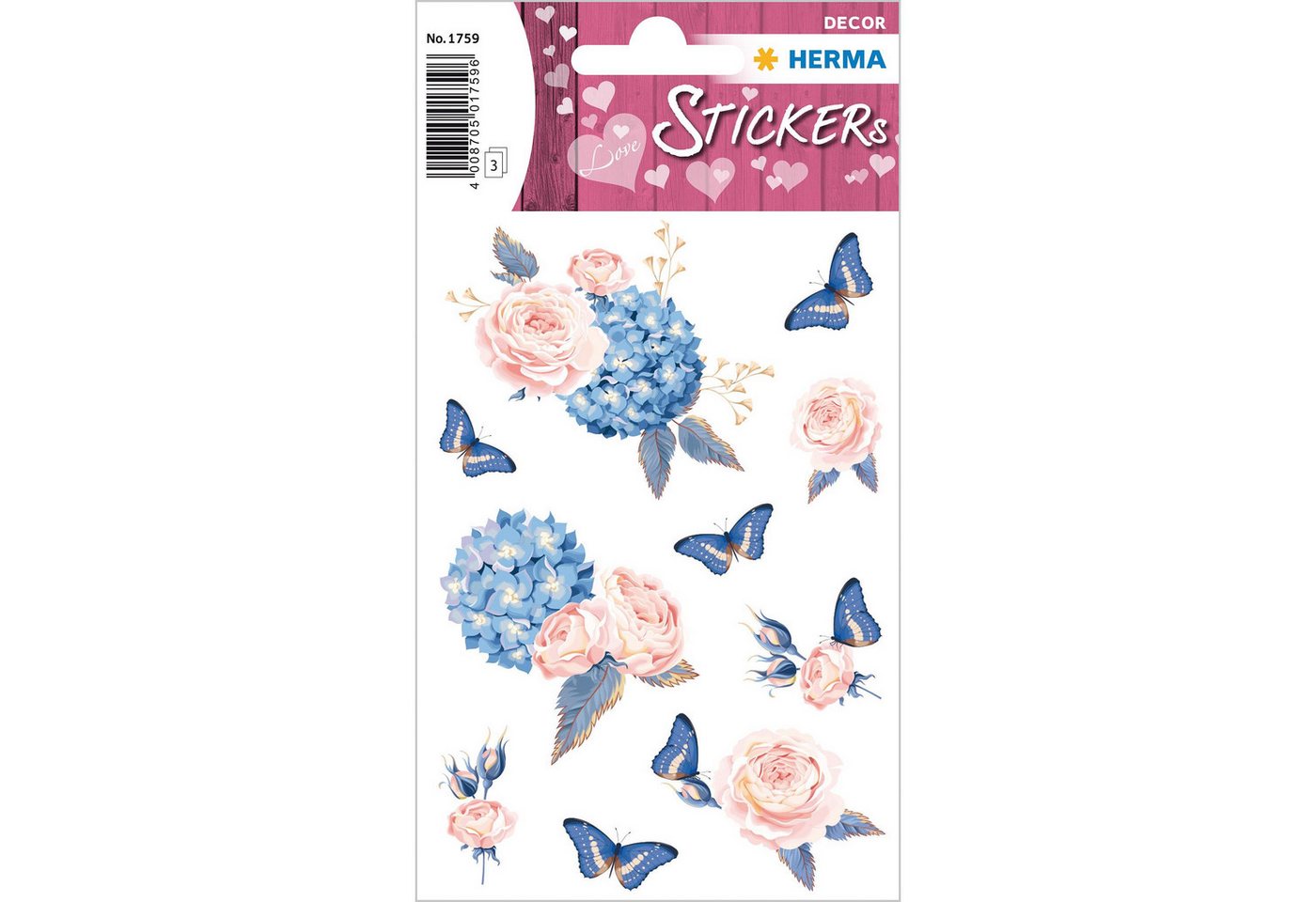 HERMA Sticker Herma Sticker DECOR Blumen Rosentraum 3 Bl HERMA Sticker Herma Sticker DECOR Blumen Rosentraum 3 Bl von HERMA