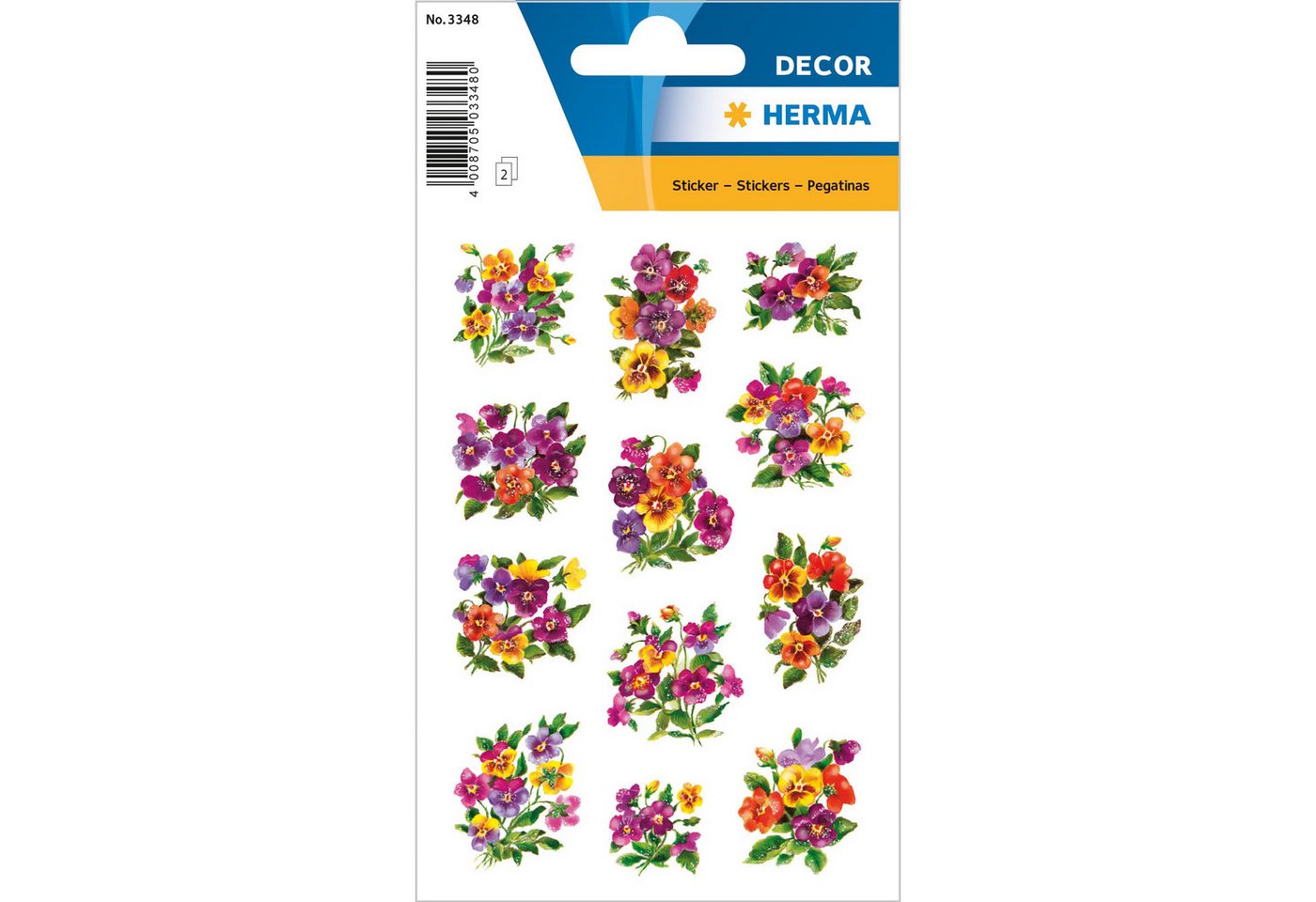 HERMA Sticker Herma Sticker DECOR Blumen Veilchengestecke beglimmert 3 Bl HERMA Sticker Herma Sticker DECOR Blumen Veilchengestecke beglimmert 3 Bl von HERMA