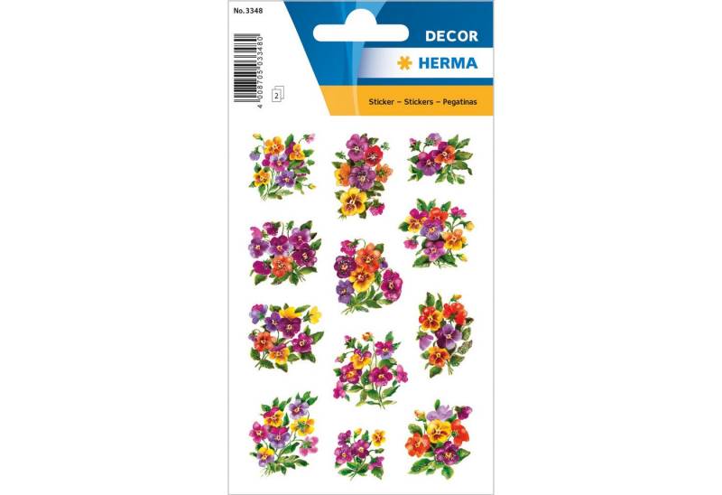 HERMA Sticker Herma Sticker DECOR Blumen Veilchengestecke beglimmert 3 Bl HERMA Sticker Herma Sticker DECOR Blumen Veilchengestecke beglimmert 3 Bl von HERMA