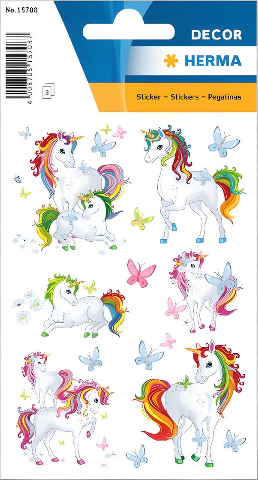 HERMA Sticker Herma Sticker DECOR Einhorn best Friends 1 Bl HERMA Sticker Herma Sticker DECOR Einhorn best Friends 1 Bl von HERMA