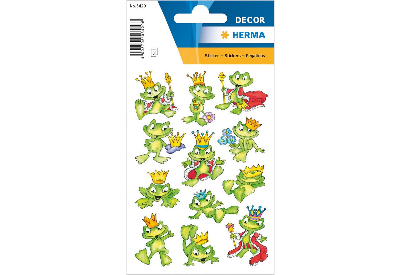 HERMA Sticker Herma Sticker DECOR Froschkönig 3 Bl HERMA Sticker Herma Sticker DECOR Froschkönig 3 Bl von HERMA
