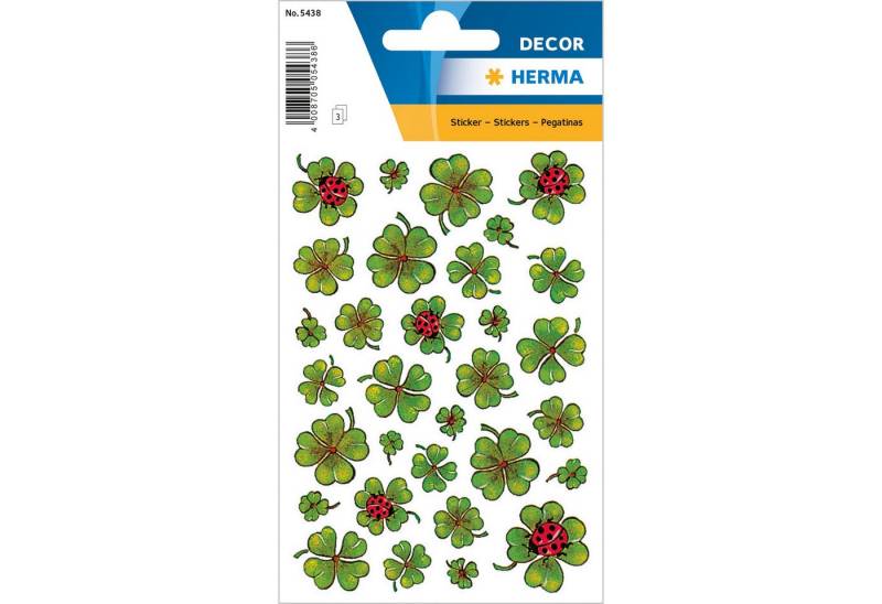 HERMA Sticker Herma Sticker DECOR Kleeblaetter 3 Bl von HERMA