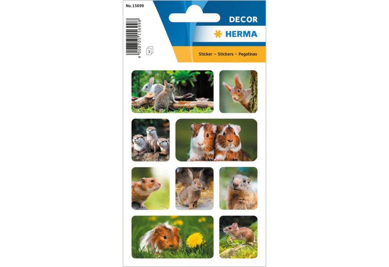 HERMA Sticker Herma Sticker DECOR Tiere Nagetiere 1 Bl von HERMA