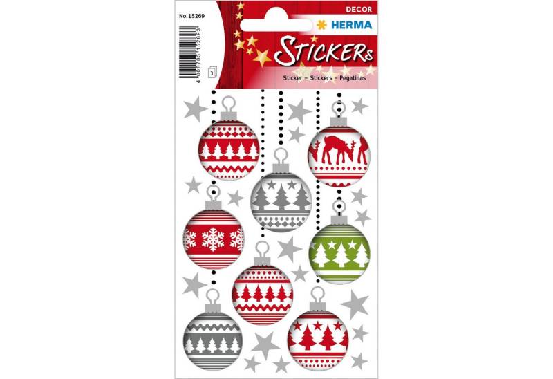 HERMA Sticker Herma Sticker DECOR Weihnachten Christbaumkugeln 3 Bl HERMA Sticker Herma Sticker DECOR Weihnachten Christbaumkugeln 3 Bl von HERMA