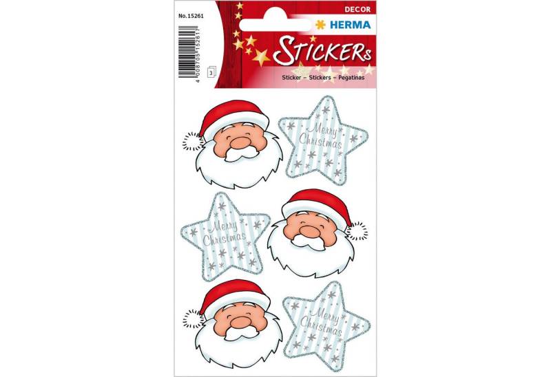 HERMA Sticker Herma Sticker DECOR Weihnachten Nikolausgruss 3 Bl von HERMA