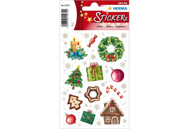 HERMA Sticker Herma Sticker DECOR Weihnachten Weihnachtszeit 3 Bl von HERMA