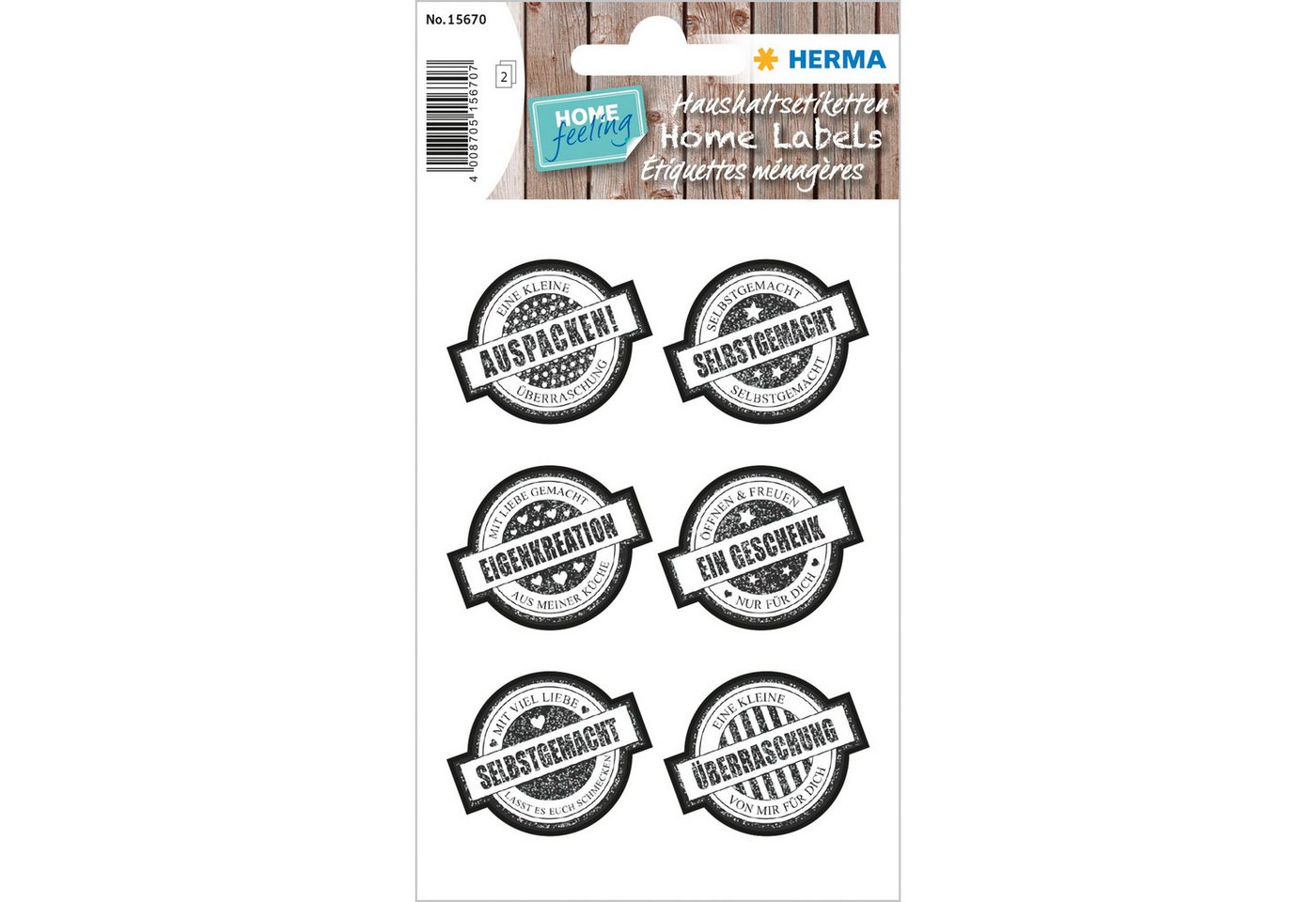 HERMA Sticker Herma Sticker HOME Ein Geschenk beglimmert 2 Bl HERMA Sticker Herma Sticker HOME Ein Geschenk beglimmert 2 Bl von HERMA
