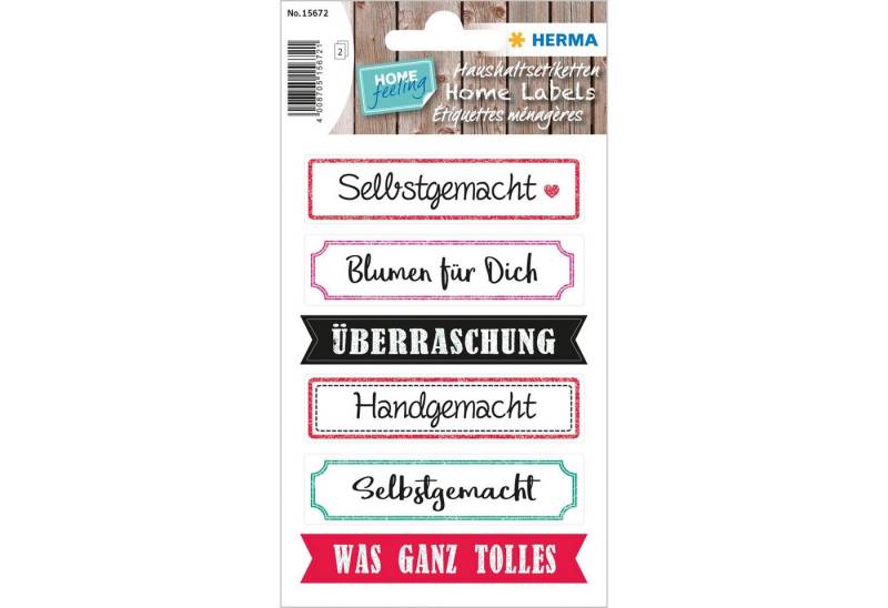 HERMA Sticker Herma Sticker HOME Überraschung beglimmert 2 Bl von HERMA