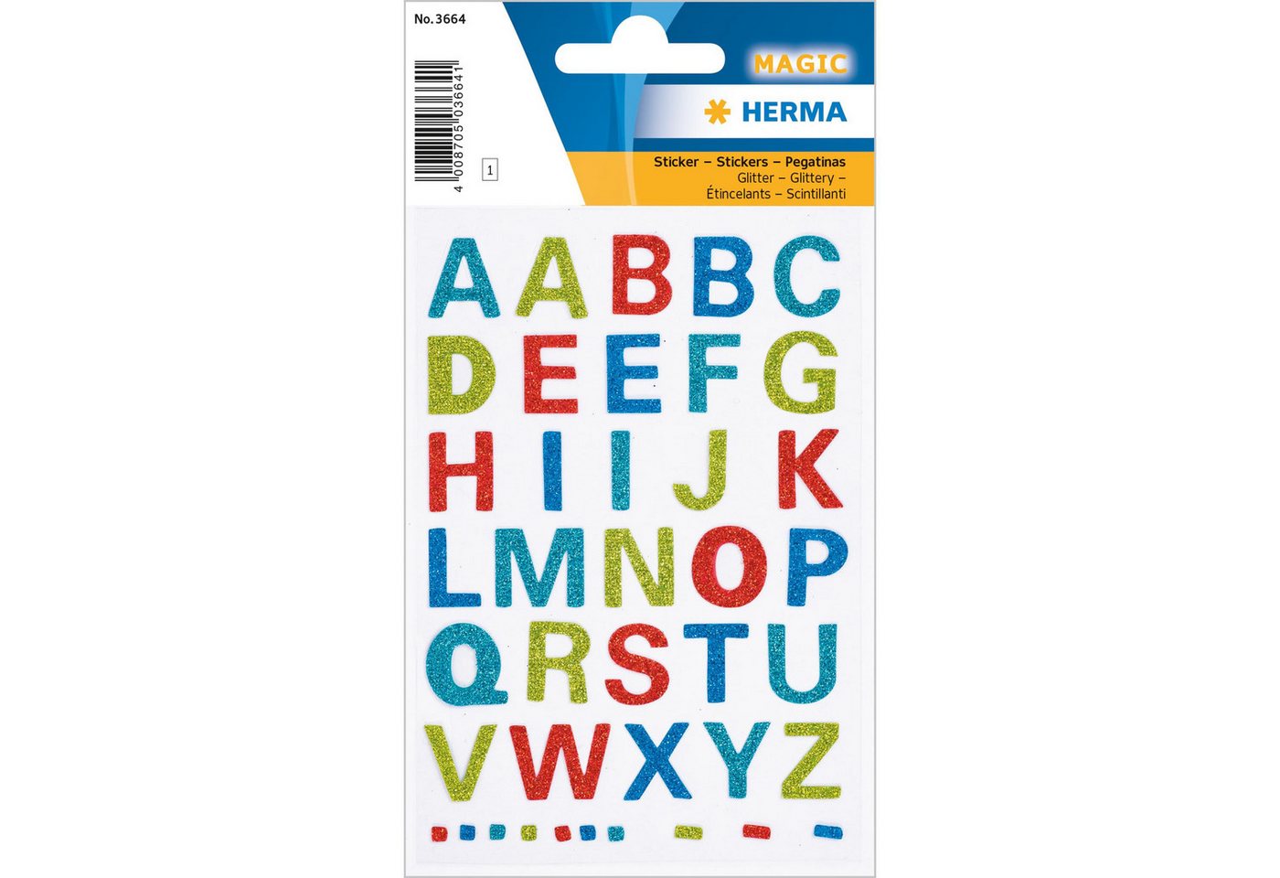 HERMA Sticker Herma Sticker MAGIC Buchstaben glittery 1 Bl HERMA Sticker Herma Sticker MAGIC Buchstaben glittery 1 Bl von HERMA