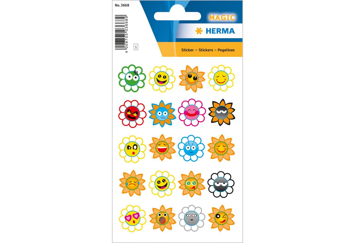 HERMA Sticker Herma Sticker MAGIC Crazy Suns Transpuffy 1 Bl HERMA Sticker Herma Sticker MAGIC Crazy Suns Transpuffy 1 Bl von HERMA