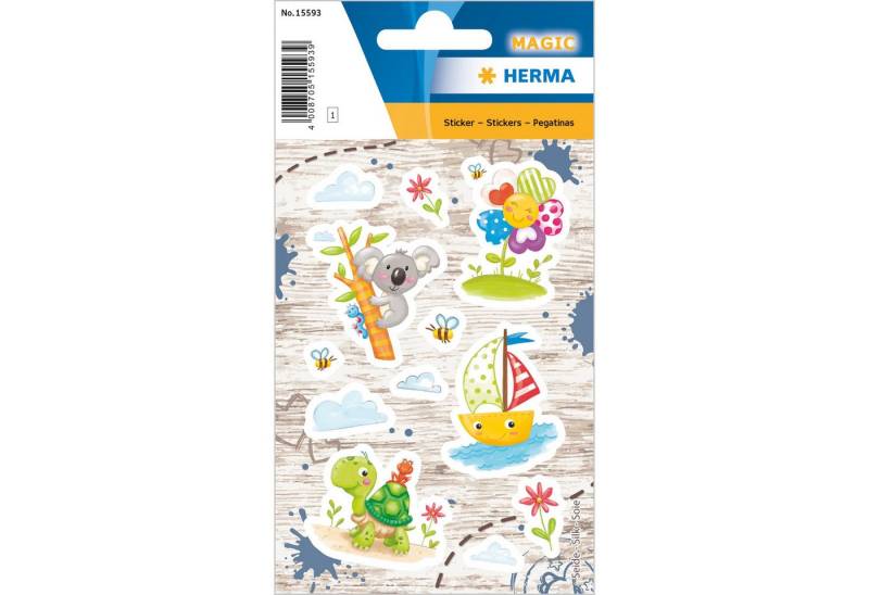 HERMA Sticker Herma Sticker MAGIC Sandkastenfreunde Seide 1 Bl von HERMA