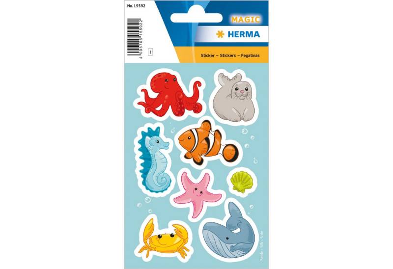 HERMA Sticker Herma Sticker MAGIC Tiere Little Little Sea Seide 1 Bl von HERMA