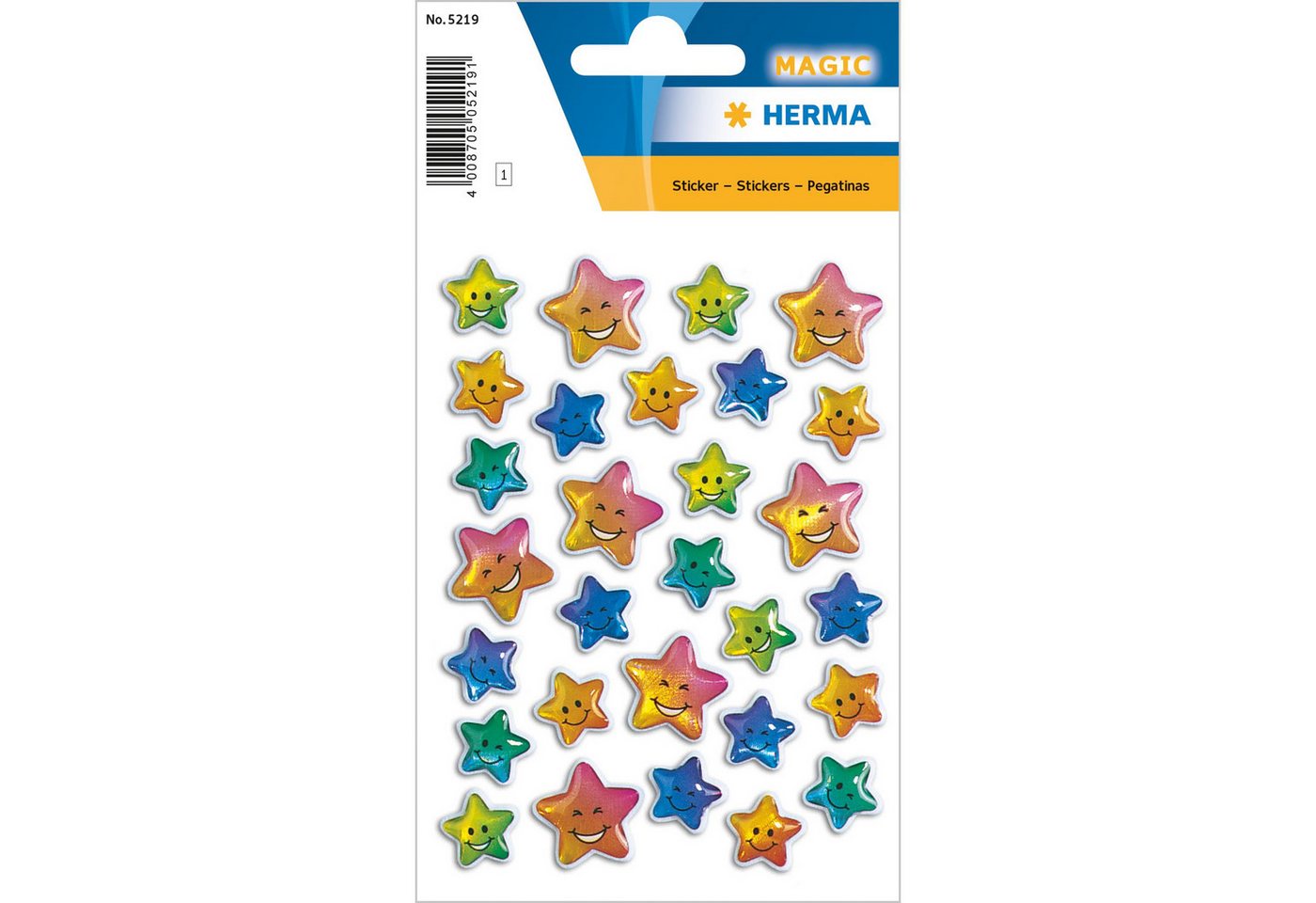 HERMA Sticker Herma Sticker MAGIC Weihnachten Sterne Stone 1 Bl von HERMA