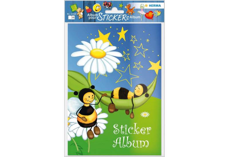 HERMA Stickerbuch Herma Sticker Sammelalbum 16 Seiten A5 Bienenwiese HERMA Stickerbuch Herma Sticker Sammelalbum 16 Seiten A5 Bienenwiese von HERMA