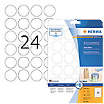 HERMA Wiederablösbare Etiketten 4236 Transparent Rund 600 Etiketten pro Packung von HERMA