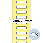Herma 4047 Thermotransferetiketten Selbstklebend Weiß 19 x 25 mm 5000 Etiketten von HERMA