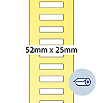 Herma 4075 Thermotransferetiketten Selbstklebend Weiß 32 x 71 mm 5000 Etiketten von HERMA