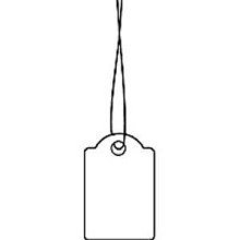 Herma H ngeetiketten 15x24 mm mit Faden weiá 1000 St. von HERMA
