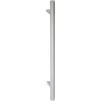 Hermat - Stoßgriff 8000, 30 mm, Niro gerade Stützen, L=600 mm, Achsmaß=400 mm von HERMAT