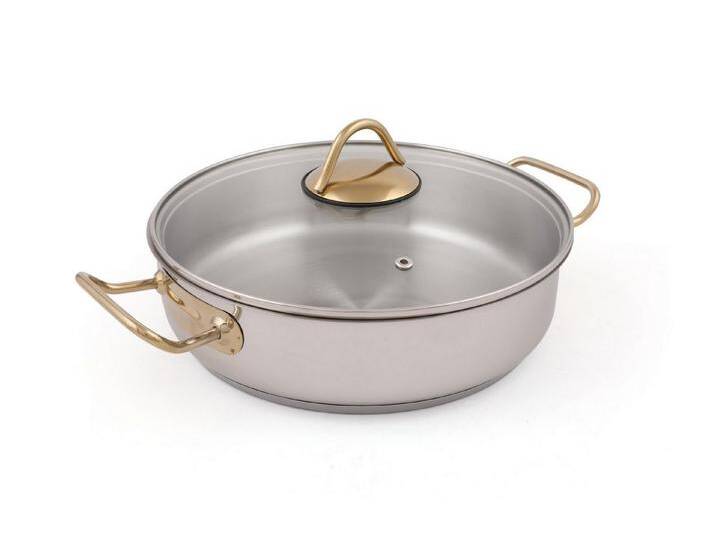 Hermia Concept Topf-Set 100% STAINLESS STEEL N1303, (2-tlg), grau von HERMIA