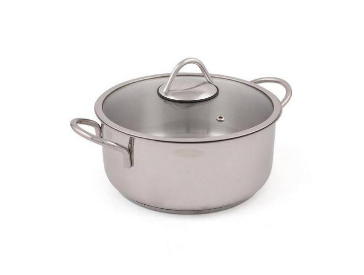 Hermia Concept Topf-Set 100% STAINLESS STEEL N1305, (2-tlg), silberfarben von HERMIA