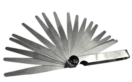 HERO Abstandslehre Fühlerlehre 20 Klingen Ventillehre Fühllehre Metrisch/Imperial Dickenmesser 0,05-1,00 mm konisch Spaltlehre Blattlehre Abstandslehre für Messung Gap Breite/Dicke Messwerkzeug HERO Abstandslehre Fühlerlehre 20 Klingen Ventillehre Fühllehre Metrisch/Imperial Dickenmesser 0,05-1,00 mm konisch Spaltlehre Blattlehre Abstandslehre für Messung Gap Breite/Dicke Messwerkzeug von HERO PROFIWERKZEUG