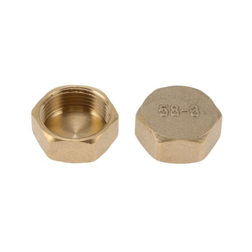 HEROFFIX Messing Rohrverschraubungen, 1,9 cm Innengewinde, Steckkappe 3,2 cm, 2 Stück HEROFFIX Messing Rohrverschraubungen, 1,9 cm Innengewinde, Steckkappe 3,2 cm, 2 Stück von HEROFFIX