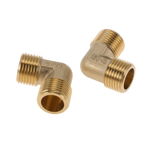 HEROFFIX Messing Rohrverschraubungen 1/5.1 cm Außengewinde Doppel Außengewinde Bogen 3,5 cm 2 Stück HEROFFIX Messing Rohrverschraubungen 1/5.1 cm Außengewinde Doppel Außengewinde Bogen 3,5 cm 2 Stück von HEROFFIX