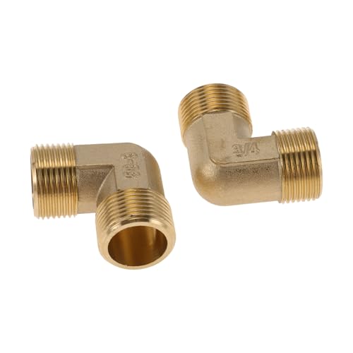 HEROFFIX Messing Rohrverschraubungen 3/4 Zoll Außengewinde Bogen 4,4 cm 2 Stück HEROFFIX Messing Rohrverschraubungen 3/4 Zoll Außengewinde Bogen 4,4 cm 2 Stück von HEROFFIX
