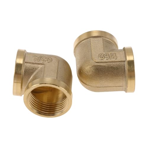 HEROFFIX Messing Rohrverschraubungen 3/4 Zoll Innengewinde Winkel 4 cm 2 Stück HEROFFIX Messing Rohrverschraubungen 3/4 Zoll Innengewinde Winkel 4 cm 2 Stück von HEROFFIX