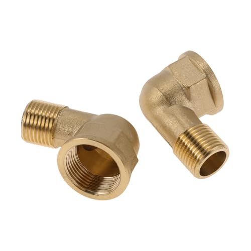 HEROFFIX Messing Rohrverschraubungen 3/4 Zoll Innengewinde x 1/2 Zoll Außengewinde Winkel 5,1 cm 2 Stück HEROFFIX Messing Rohrverschraubungen 3/4 Zoll Innengewinde x 1/2 Zoll Außengewinde Winkel 5,1 cm 2 Stück von HEROFFIX