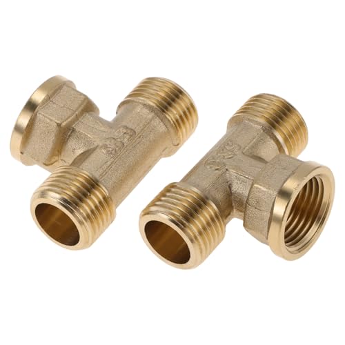 HEROFFIX Messingrohrverschraubungen, männlicher Abzweig-T-Adapter, 2 Stück HEROFFIX Messingrohrverschraubungen, männlicher Abzweig-T-Adapter, 2 Stück von HEROFFIX