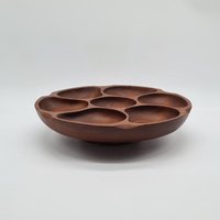 Lazy Susan Teak Schale Rotierendes Tablett Ablage Vintage Danish Design Entwurf Denmark 60S 60Er 1960S 70Er 70S 1970S Mid Century Modern Mcm von HERRKATINSvinterior