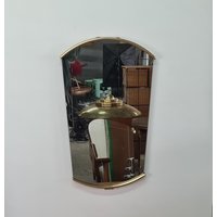 Vintage Wandspiegel Spiegel Nierenspiegel Mirror Design Entwurf 50S 50Er 1960Er 1960S 60S 60Er Mid Century Modern Mcm Vtg Space Age von HERRKATINSvinterior
