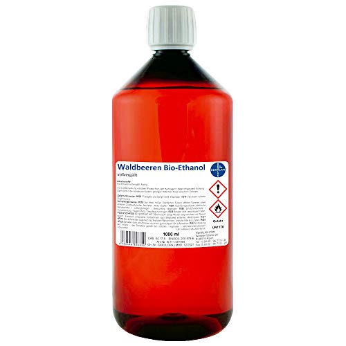 Waldbeeren Alkohol I Kamin-Ethanol reinst, wasserfrei, vollvergällt I 1000 ml I HERRLAN-Qualität I Made in Germany von HERRLAN PSM