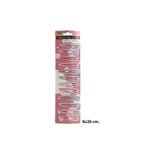 Hersig - Packung 12 Haarhaken in verschiedenen Farben, 1 Stück Hersig - Packung 12 Haarhaken in verschiedenen Farben, 1 Stück von HERSIG