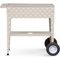 Garden Metall Hochbeet Barcelona Taupe 85x50x80 cm - Herstera Garden Metall Hochbeet Barcelona Taupe 85x50x80 cm - Herstera von Herstera