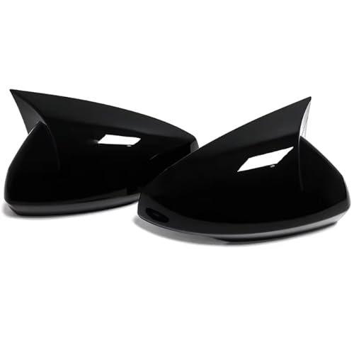 Auto Spiegelkappen für Volkswagen VW Polo MK6 2018-2023 with Light, Auto Rückansicht Seite Stilvolles Design Einfache Montage Kratzfestes Zubehör,Black Auto Spiegelkappen für Volkswagen VW Polo MK6 2018-2023 with Light, Auto Rückansicht Seite Stilvolles Design Einfache Montage Kratzfestes Zubehör,Black von HERTC