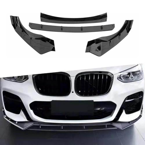 HERTC Auto Frontlippe Frontspoiler für BMW X3 G01 X4 G02 M Sport 2019 2020 2021, Frontstoßstangen Lippenkörper Autoteile Autoantikollisionsschutz,normal-Glossy Black HERTC Auto Frontlippe Frontspoiler für BMW X3 G01 X4 G02 M Sport 2019 2020 2021, Frontstoßstangen Lippenkörper Autoteile Autoantikollisionsschutz,normal-Glossy Black von HERTC