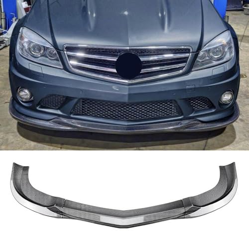 HERTC Auto Frontlippe Frontspoiler für Mercedes Benz C-Klasse W204 AMG C63 2007 2008 2009 2010, Frontstoßstangen Lippenkörper Autoteile Autoantikollisionsschutz,normal-Carbon Fiber Look HERTC Auto Frontlippe Frontspoiler für Mercedes Benz C-Klasse W204 AMG C63 2007 2008 2009 2010, Frontstoßstangen Lippenkörper Autoteile Autoantikollisionsschutz,normal-Carbon Fiber Look von HERTC