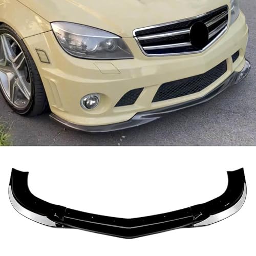 HERTC Auto Frontlippe Frontspoiler für Mercedes Benz C-Klasse W204 AMG C63 2007 2008 2009 2010, Frontstoßstangen Lippenkörper Autoteile Autoantikollisionsschutz,normal-Glossy Black HERTC Auto Frontlippe Frontspoiler für Mercedes Benz C-Klasse W204 AMG C63 2007 2008 2009 2010, Frontstoßstangen Lippenkörper Autoteile Autoantikollisionsschutz,normal-Glossy Black von HERTC