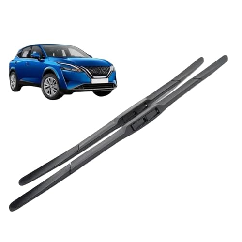 HERTC Auto Scheibenwischer Für Nissan Qashqai J12 2021-2024 26"+17", Front Wischerblätter Streifenfreie Reinigung Leiser Betrieb Einfache Montage HERTC Auto Scheibenwischer Für Nissan Qashqai J12 2021-2024 26"+17", Front Wischerblätter Streifenfreie Reinigung Leiser Betrieb Einfache Montage von HERTC