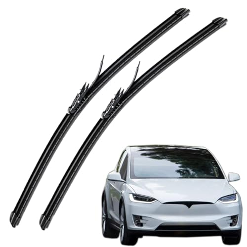 HERTC Auto Scheibenwischer Für Tesla Model X 2016-2018 700mm+450mm, Front Wischerblätter Streifenfreie Reinigung Leiser Betrieb Einfache Montage HERTC Auto Scheibenwischer Für Tesla Model X 2016-2018 700mm+450mm, Front Wischerblätter Streifenfreie Reinigung Leiser Betrieb Einfache Montage von HERTC