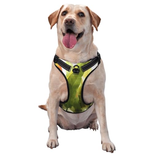 Beautiful Leaves Hundegeschirr für kleine, mittelgroße und große Hunde, verstellbar, atmungsaktiv, mit Schnellverschluss-Schnallen Beautiful Leaves Hundegeschirr für kleine, mittelgroße und große Hunde, verstellbar, atmungsaktiv, mit Schnellverschluss-Schnallen von HERTqwop