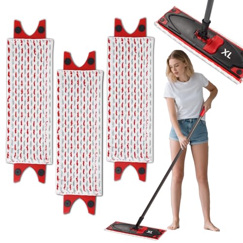 3 Stück Bodenwischer Ersatzbezug Set für Vileda Ultramax XL, 51x14cm Wischmopp Ersatzbezug für Vileda Ultramat XL , Mikrofaser Extrabreiter Wischmopp Wischbezug für Alle Flecken Entfernen Boden 3 Stück Bodenwischer Ersatzbezug Set für Vileda Ultramax XL, 51x14cm Wischmopp Ersatzbezug für Vileda Ultramat XL , Mikrofaser Extrabreiter Wischmopp Wischbezug für Alle Flecken Entfernen Boden von HERUAI