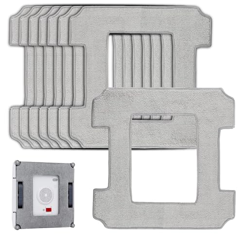 8 Stück Reinigungspad Ersatzteile für Ecovacs Winbot W2 Omni/W2/W1Pro/W1 Fensterputzroboter, Mikrofaser Wischtücher Wiederverwendbar und Waschbar, Reinigen Effektiv für Fenstern Flecken, Staub 8 Stück Reinigungspad Ersatzteile für Ecovacs Winbot W2 Omni/W2/W1Pro/W1 Fensterputzroboter, Mikrofaser Wischtücher Wiederverwendbar und Waschbar, Reinigen Effektiv für Fenstern Flecken, Staub von HERUAI